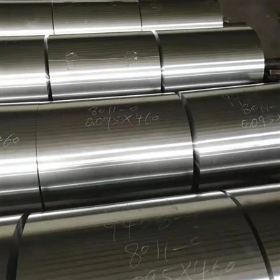 8011 অ্যালুমিনিয়াম ফয়েল রোল সিলভার রঙের